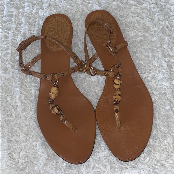 bamboo flat sandals